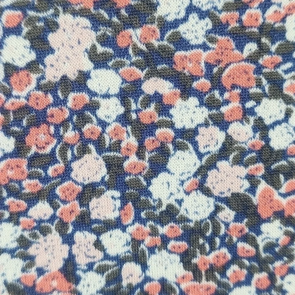 Banana Republic Ditsy Floral Print Long Sleeve Drop Waist Ruffle Hem Dress